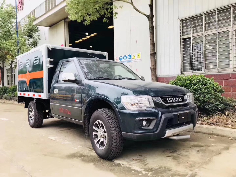 湖北程力慶鈴五十鈴皮卡爆破器材運輸車 (7)